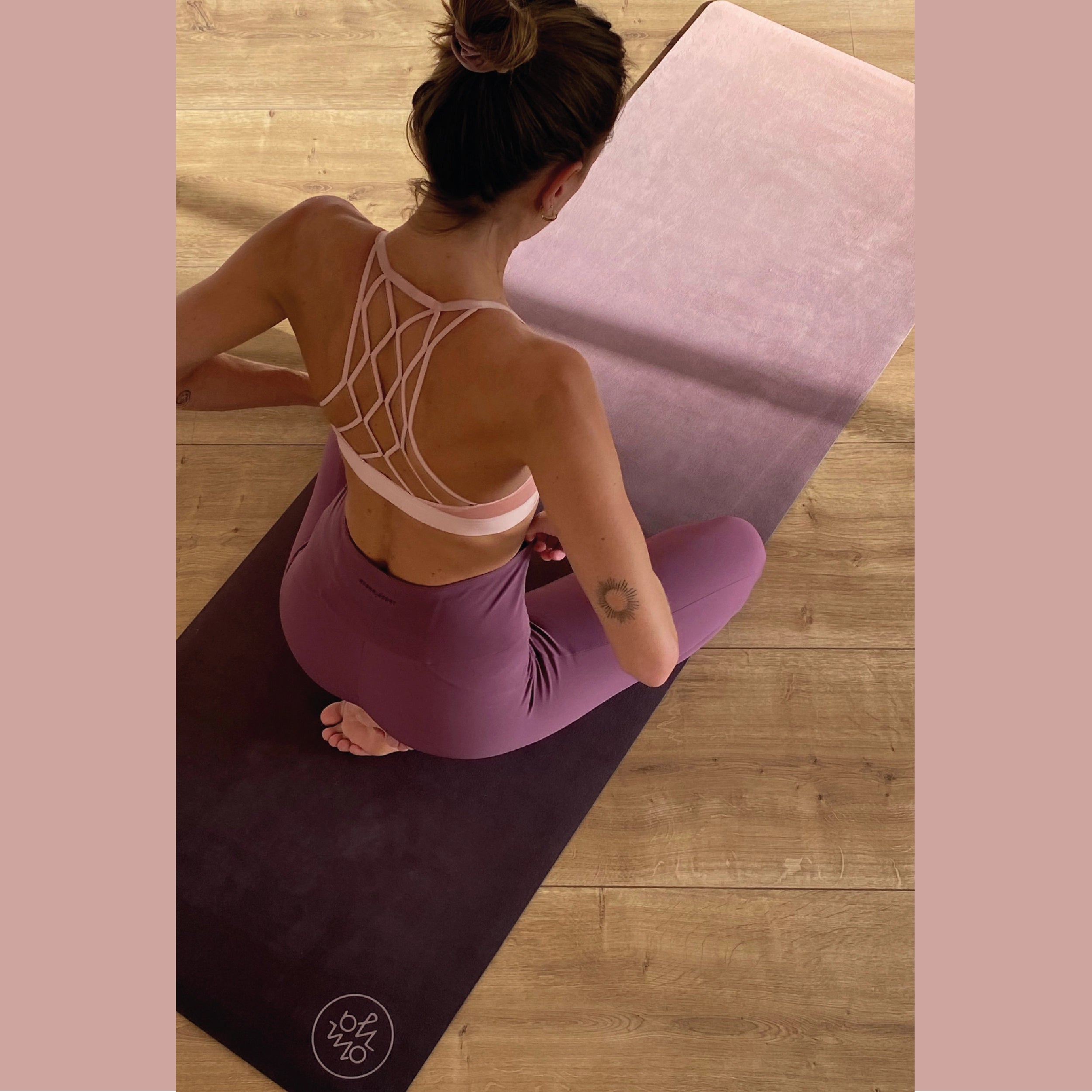 Sensual Flow Komfort Yogamatte - Terracotta Blush